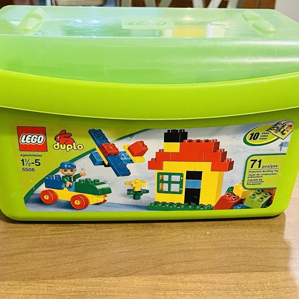 Lego Duplo Mixed Lot 100 Pieces - Lego Man - Window - Flowers - in large‎ Tub